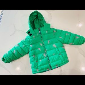 Mini Boden green jacket. Size 6